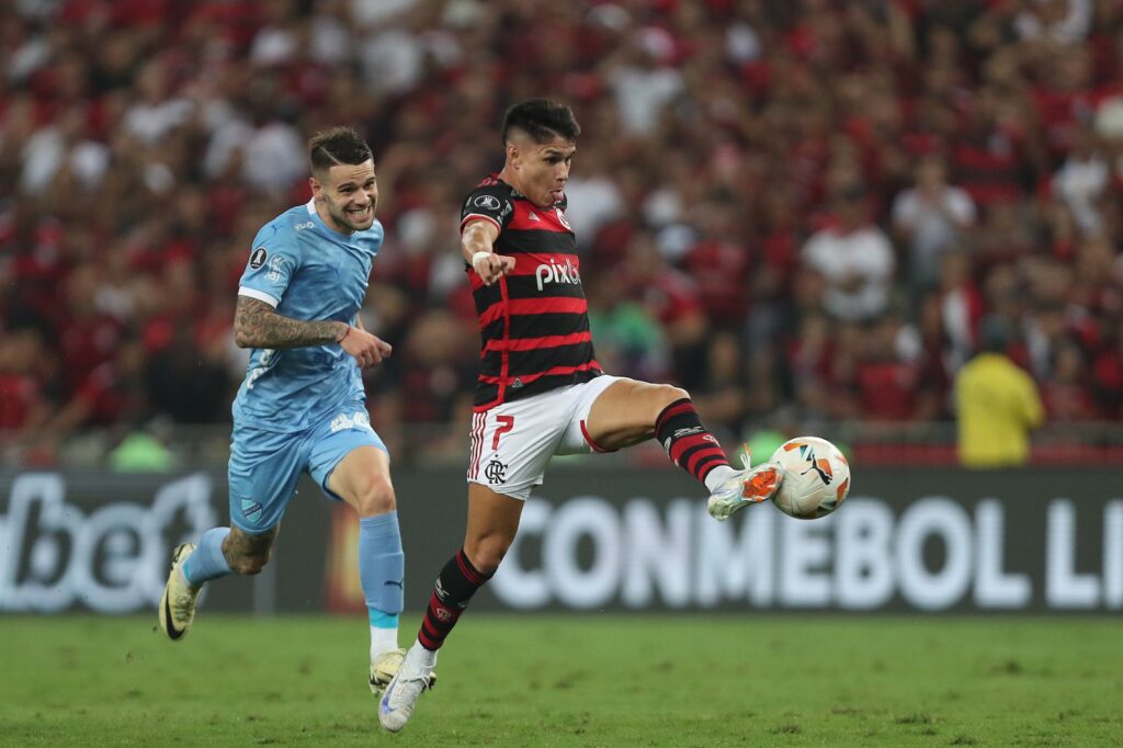 Luiz Araújo foi o grande nome da partida entre Flamengo e Bolívar, pela Libertadores