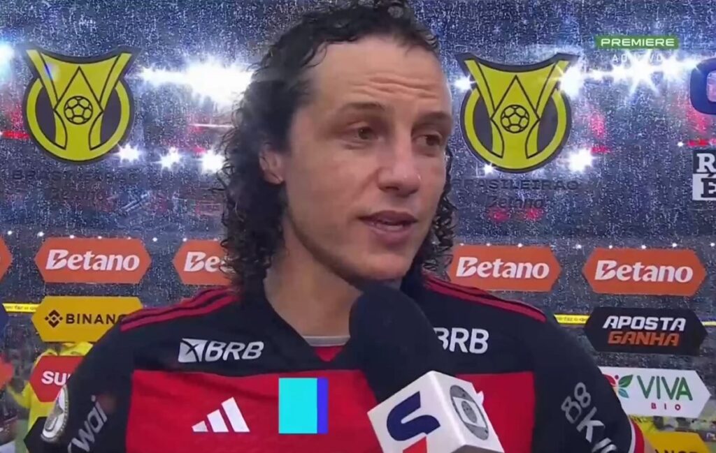 David Luiz fala em entrevista ao Premiere após o Flamengo vencer o Bragantino por 2 a 1 pelo Brasileirão