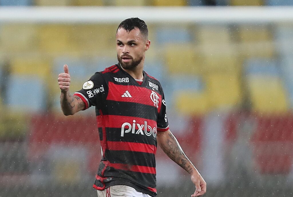 Michael faz joia em jogo do Flamengo x Red Bull Bragantino no Maracanã;