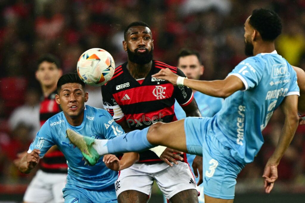 Gerson Flamengo x Bolívar Maracanã Libertadadores