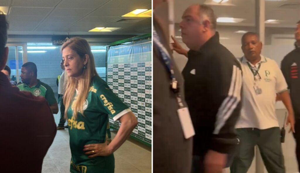 Marcos Braz e Leila Pereira deixam o clima tenso no Allianz Parque