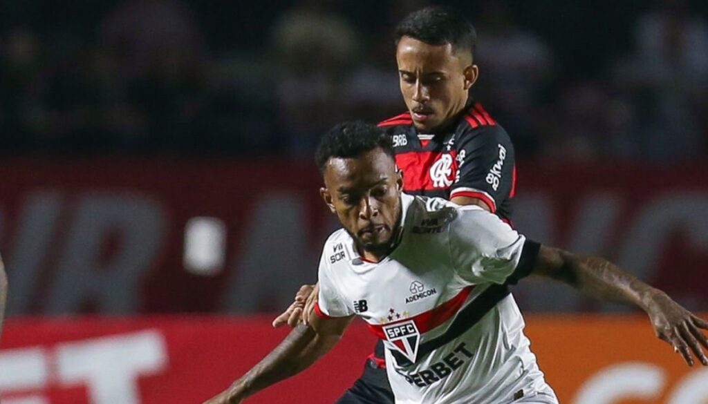 matheus gonçalves em flamengo x são paulo