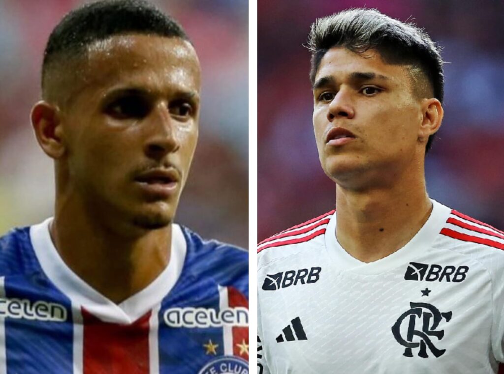 Luciano Juba e Luiz Araújo, de Bahia e Flamengo