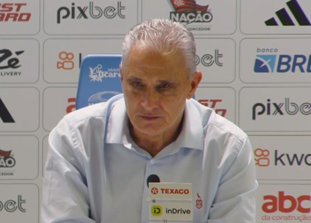 Tite na coletiva pós-jogo de Flamengo x Athletico-PR