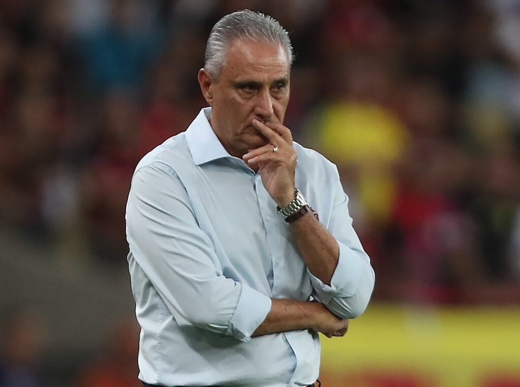 Tite em Flamengo x Athletico-PR; treinador falou sobre resultado do jogo na coletiva após o apito final