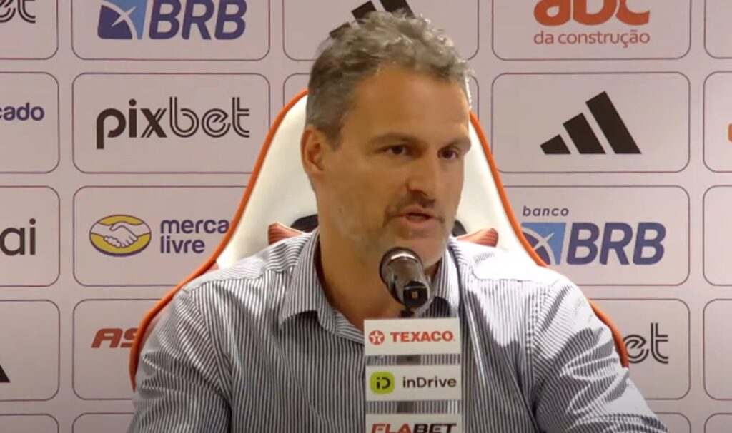 bruno spindel manda indireta em coletiva no flamengo