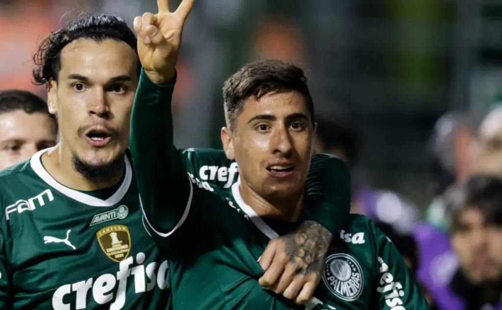 merentiel especulado no flamengo em ação no palmeiras com gustavo gomez