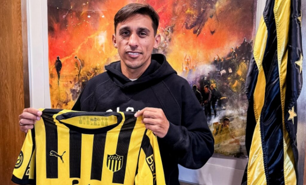 peñarol anuncia damian suarez antes de enfrentar o flamengo