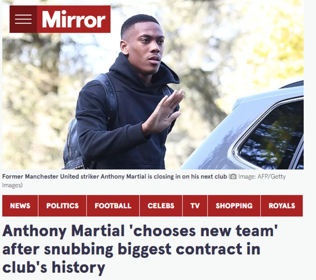 the mirror martial