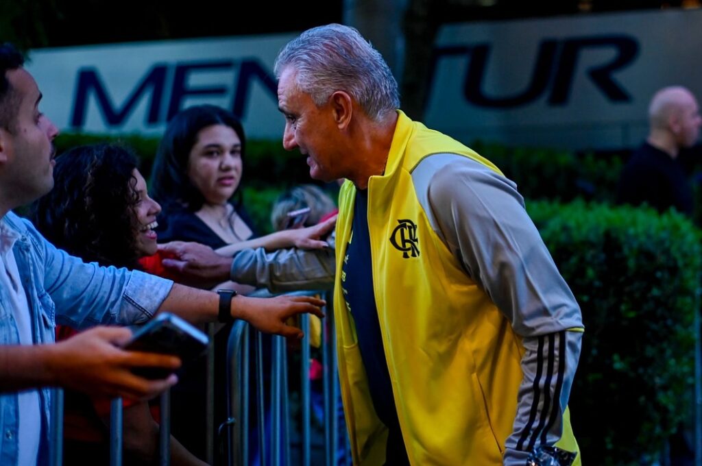 tite em desembarque do flamengo