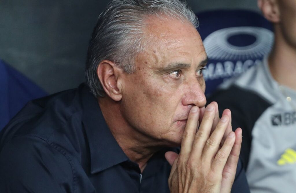 tite no banco do flamengo no maracanã