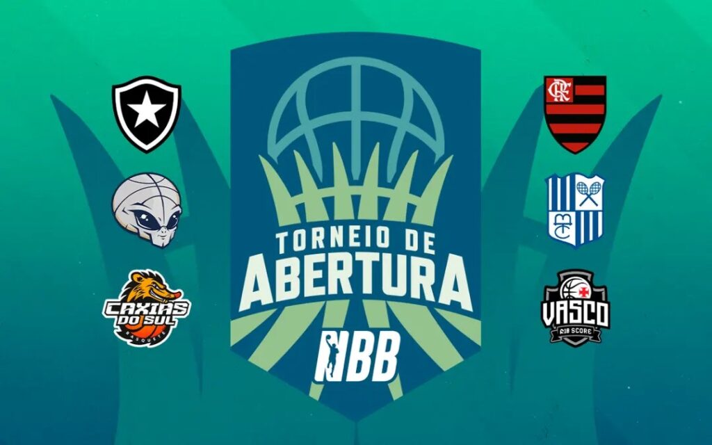 Torneio de Abertura do NBB contará com Flamengo, Brasília, Botafogo, Caxias, Minas e Vasco.