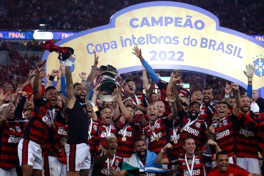 Flamengo foi campeão da Copa do Brasil de 2022 sobre o Corinthians