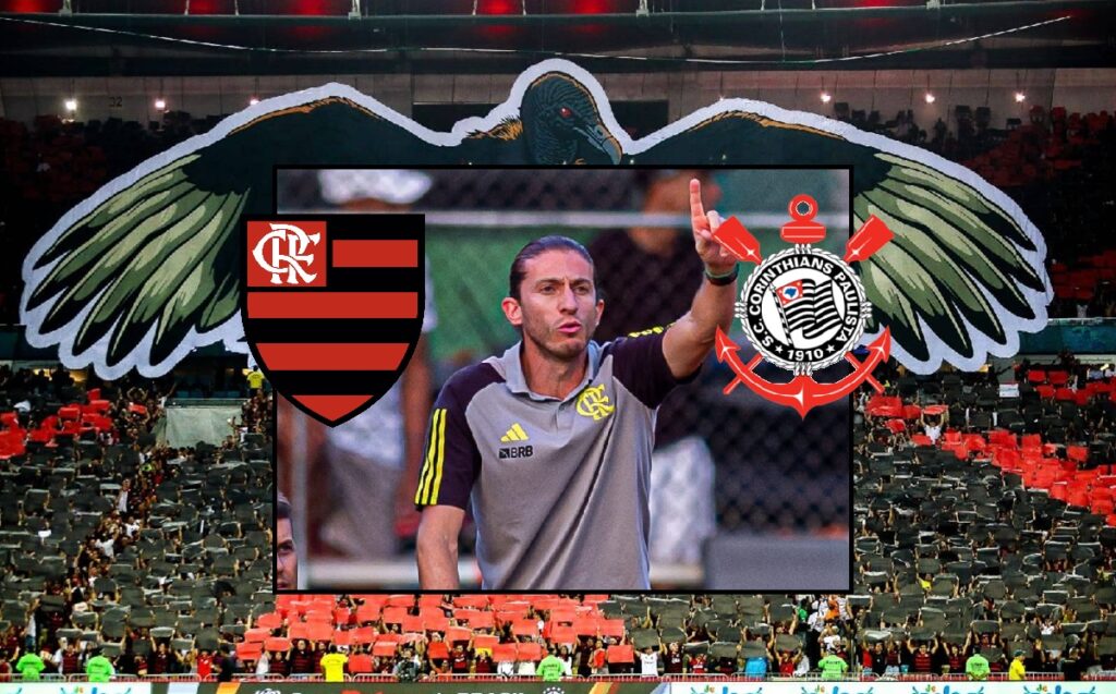 flamengo x corinthians na estreia de filipe luís