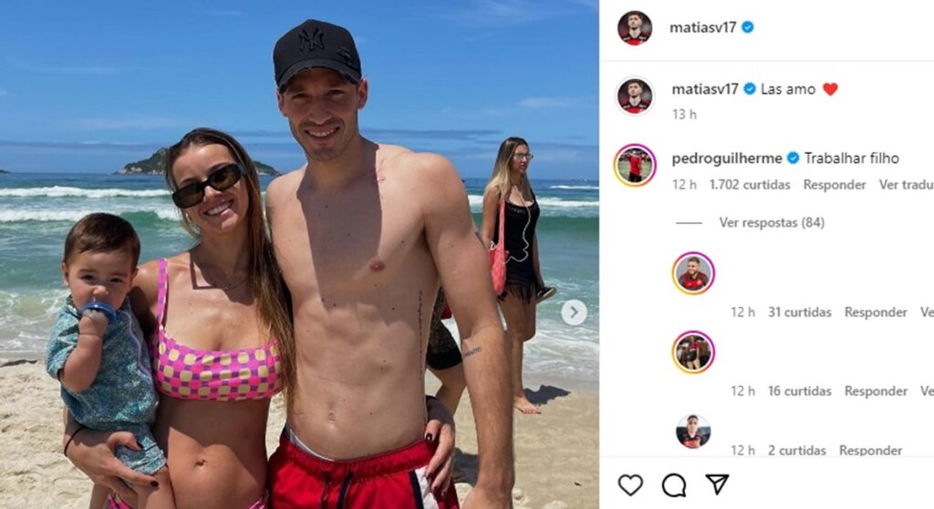 viña e pedro interagem no instagram