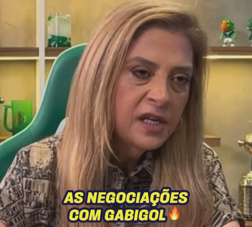 Leila Pereira fala sobre negociações com Gabigol