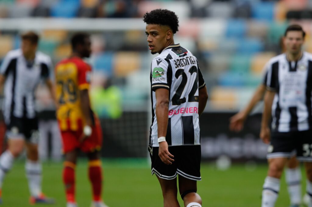 Brenner da Udinese durante a partida da Série A entre Udinese e Lecce