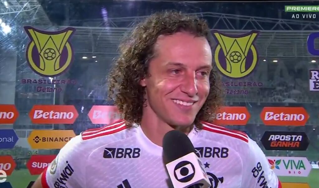 david luiz em entrevista após vitória do flamengo