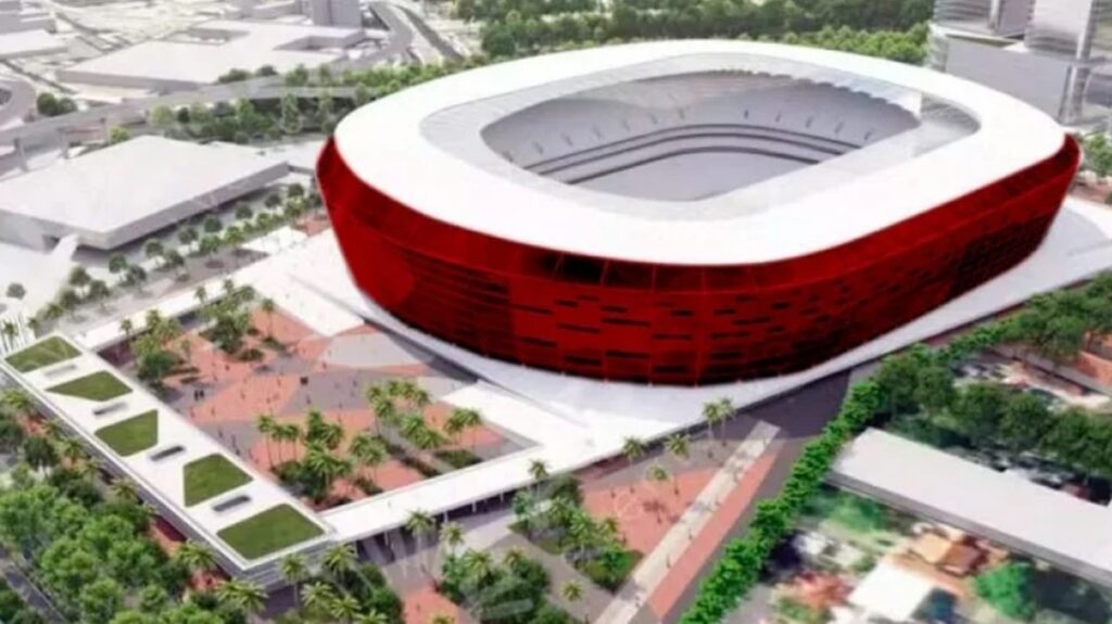 estádio do flamengo no gasômetro projeto