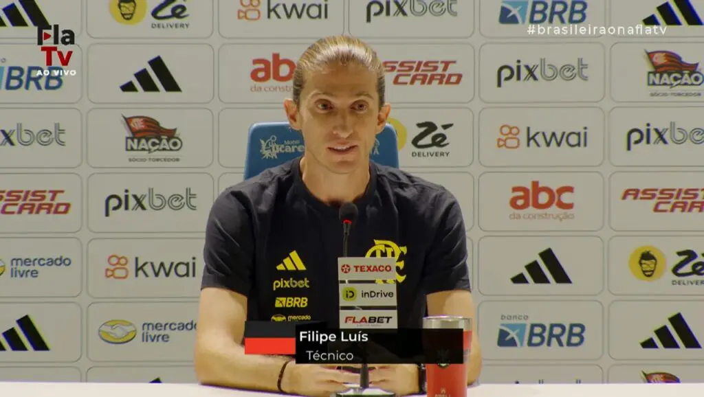 Filipe Luís em entrevista após Flamengo 0x0 Atlético-MG.