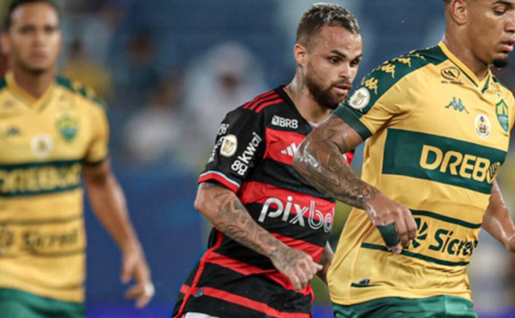 michael em partida do flamengo contra o cuiabá