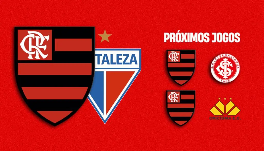 próximos jogos do flamengo fortaleza inter criciúma